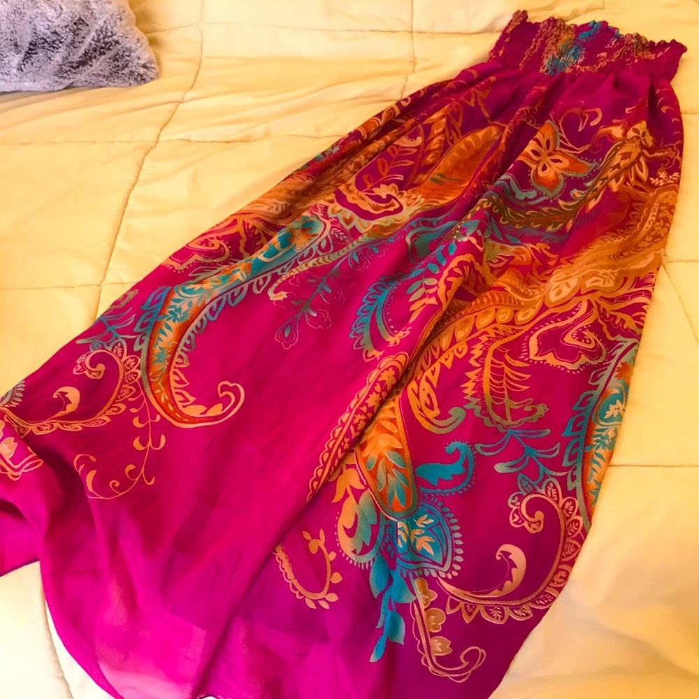 Multi-colored Long Maxi Dress